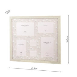 Laura Ashley Magnolia Photo Frame Matt White And Green - thumbnail 4