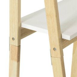 Sobuy Frg162-N, 4 Tiers Foldable Ladder Shelf Bookcase, Storage Display Shelving Unit, Wood Veneer,w41.5Xd34.5Xh140 - thumbnail 6