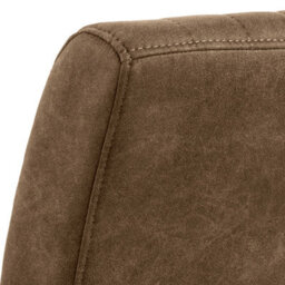 Wyld Haus Set Of 2 Helsinki Light Brown Upholstered Dining Chairs With Ribbed Back - thumbnail 6