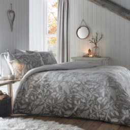 Dreams & Drapes Woodland Owls Natural Fleece Duvet Cover Set