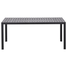 Beliani Garden Dining Set With Benches 6 Seater Nardo Black - thumbnail 6