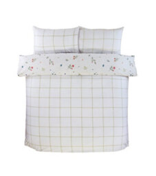 Rapport Home Meadow Floral White Duvet Cover Set King Bedding Set - thumbnail 4