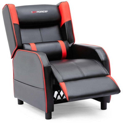 Gtforce Ranger X Faux Leather Gaming Recliner Armchair Sofa Reclining Cinema Chair (Red) - image 1