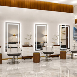 Luvodi 1400X700mm Large Led Illuminated Bathroom Mirror Anti-Fog Lights Dimmable Led Mirror - thumbnail 8