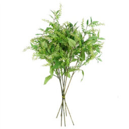 Leaf Pack Of 6 X 85Cm Artificial Green Foliage Spray - thumbnail 2