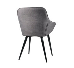 Aspect Furniture Set Of 2 Windsor Modern Accent Arm Chairs/dining Chairs,grey Fabric - thumbnail 6