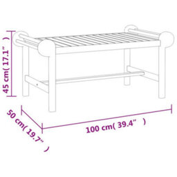 Berkfield 4 Piece Garden Lounge Set Solid Wood Teak - thumbnail 9