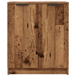 Vidaxl Shoe Cabinet Old Wood 59X35X70 Cm Engineered Wood - thumbnail 4