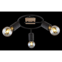 Luminosa Lighting Luminosa Josella Ceiling Spotlight Clusters Dark Brown 3X E27 - thumbnail 5