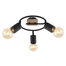 Luminosa Lighting Luminosa Josella Ceiling Spotlight Clusters Dark Brown 3X E27