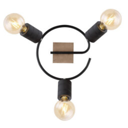 Luminosa Lighting Luminosa Josella Ceiling Spotlight Clusters Dark Brown 3X E27 - thumbnail 3