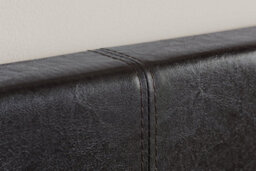 Save On Goods UK 3Ft Single Brown Faux Leather Ottoman Gas Lift Up Ottoman Storage Bed Frame. Faux Leather - thumbnail 4