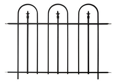 Panacea Triple Arch Traditional Railings, (L)1.22M (H)0.91M (T)20mm - image 1