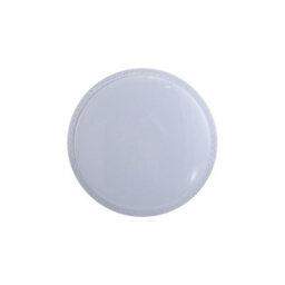 Luminosa Lighting Luminosa Borla 27Cm Flush Ceiling Light White 4000K Neutral White - thumbnail 1