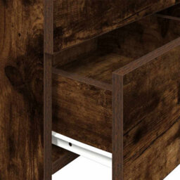 Berkfield Bedside Cabinets 2 Pcs With 2 Drawers Smoked Oak 40X36.5X62 Cm - thumbnail 9