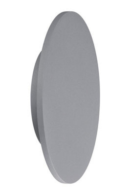 Luminosa Lighting Luminosa Fusion Wall Light 27Cm Round 16W Led 3000K, 1260Lm, Silver Paint - image 1