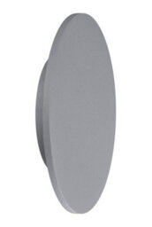 Luminosa Lighting Luminosa Fusion Wall Light 27Cm Round 16W Led 3000K, 1260Lm, Silver Paint