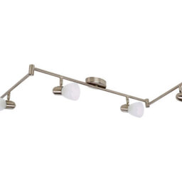 Urbn-Living Urbnliving 6 Arm Modern Ceiling Spot Light Satin Nickel Finish With Included Bulbs Lighting For Living Room,office Energy Class G - thumbnail 6