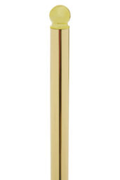 Premier Housewares Interiors By Premier Stable Light Gold Small Toilet Roll Holder With Marble Base, Design Toilet Holder, Sturdy Roll Holder - thumbnail 3
