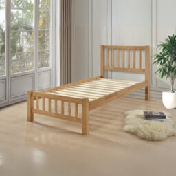 Reinforced Beds 3Ft Single Banham Bed - Oak Finish Incl. 2 X Drawers - thumbnail 2