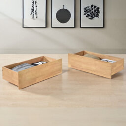Reinforced Beds 3Ft Single Banham Bed - Oak Finish Incl. 2 X Drawers - thumbnail 3