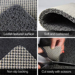 Loofah Shower Mat For Inside Shower Non-Slip Anti Mould Pvc Bath Mat Quick Dry - thumbnail 5