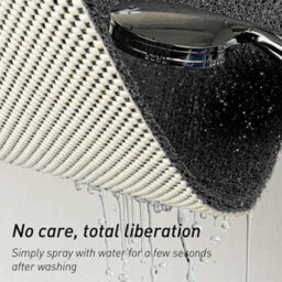 Loofah Shower Mat For Inside Shower Non-Slip Anti Mould Pvc Bath Mat Quick Dry - thumbnail 4