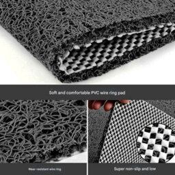 Loofah Shower Mat For Inside Shower Non-Slip Anti Mould Pvc Bath Mat Quick Dry - thumbnail 3