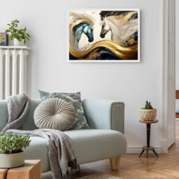 AK Frames A1 Classic White Modern Picture Frame - Poster Frame For Photos, Prints And Wall Art - Elegant Home Decor - thumbnail 5