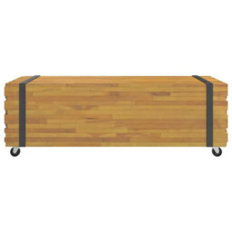 Berkfield Coffee Table 110X45X35 Cm Solid Wood Teak - thumbnail 4