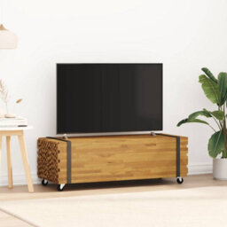 Berkfield Coffee Table 110X45X35 Cm Solid Wood Teak - thumbnail 3