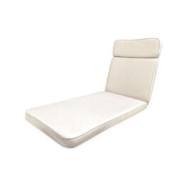 Glendale Garden & Leisure Ivory Luxury Sunlounger Cushion (Pack Of 4) - L198 X W60 X D6 Cm