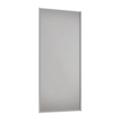 Spacepro Classic 1 Panel Matt Dove Grey Sliding Wardrobe Door (H)2220mm (W)914mm - image 1