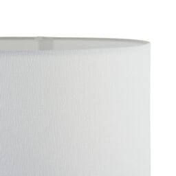 Harbour Studio Rubia Cylinder Satin Beige & White Table Lamp - thumbnail 5