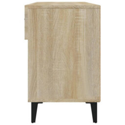 Berkfield Elegant Shoe Cabinet Sonoma Oak 102X35X55 Cm Engineered Wood - thumbnail 8
