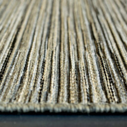 Grey Striped Outdoor Rug, Striped Stain-Resistant Rug For Patio, Deck, Garden, 5mm Modern Outdoor Rug-80Cm X 150Cm - thumbnail 3