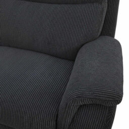 Furnishings For Less UK Maeve Electric Reclining 4 Seater Corner Sofa L Shaped Midnight Black - thumbnail 2