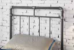 Save On Goods UK 3Ft Single Retro Bed Frame,black,silver,metal Pipe,tube Design.rustic,scaffold Style. Industrial - thumbnail 4