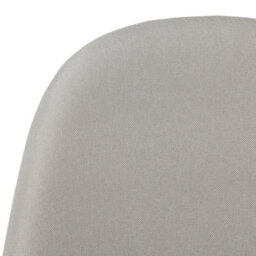 Asteria Dining Chairs Set Of 4 Upholstered Linen Fabric Beige Black Leg - thumbnail 6