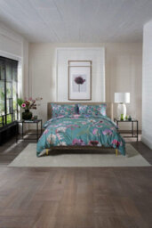 The Lyndon Company Floral Nightshade Cotton Duvet Cover Set Digitally Printed 200Tc Bedding With Reversible Design - thumbnail 1