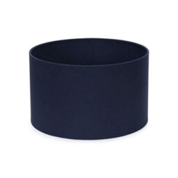 Valuelights Reni Pair Of Navy Fabric Drum Ceiling Lamp Shades (D)25Cm - thumbnail 6