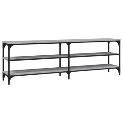 Berkfield Industrial Tv Cabinet Grey Sonoma 160X30X50 Cm Engineered Wood - image 1