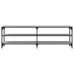 Berkfield Industrial Tv Cabinet Grey Sonoma 160X30X50 Cm Engineered Wood - thumbnail 5