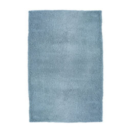 Melrose Super Soft Venus Shaggy Snuggly Plain Denim Area Rug 120/170Cm - thumbnail 2