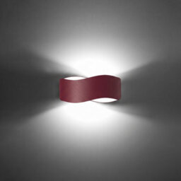 Sollux Lighting Tila Steel Burgundy 1 Lights Modern Wall Lamps - thumbnail 3