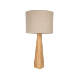 Wisteria Chelsea Wood Tall Table Lamp Natural - thumbnail 2