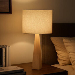 Wisteria Chelsea Wood Tall Table Lamp Natural - thumbnail 5