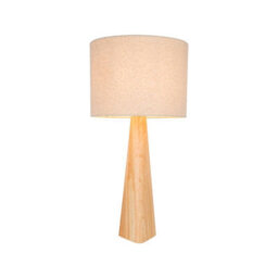 Wisteria Chelsea Wood Tall Table Lamp Natural - thumbnail 3