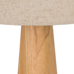 Wisteria Chelsea Wood Tall Table Lamp Natural - thumbnail 4