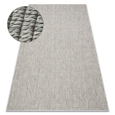 RugsX Carpet Origi 3583 Grey - Flat-Woven Sisal String 155X220 Cm - image 1